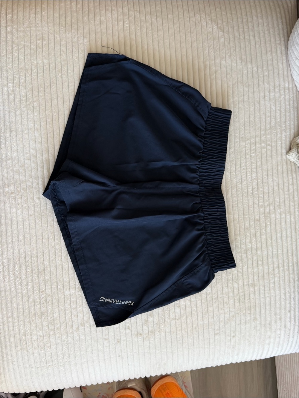 Women's Navy Athletic Shorts -